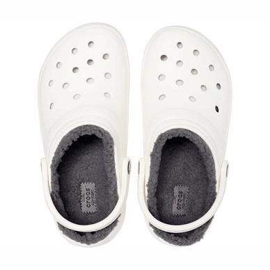 White store fuzzy crocs